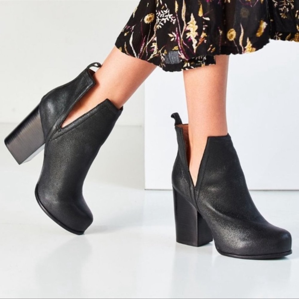 Jeffrey Campbell Black Ankle Boots